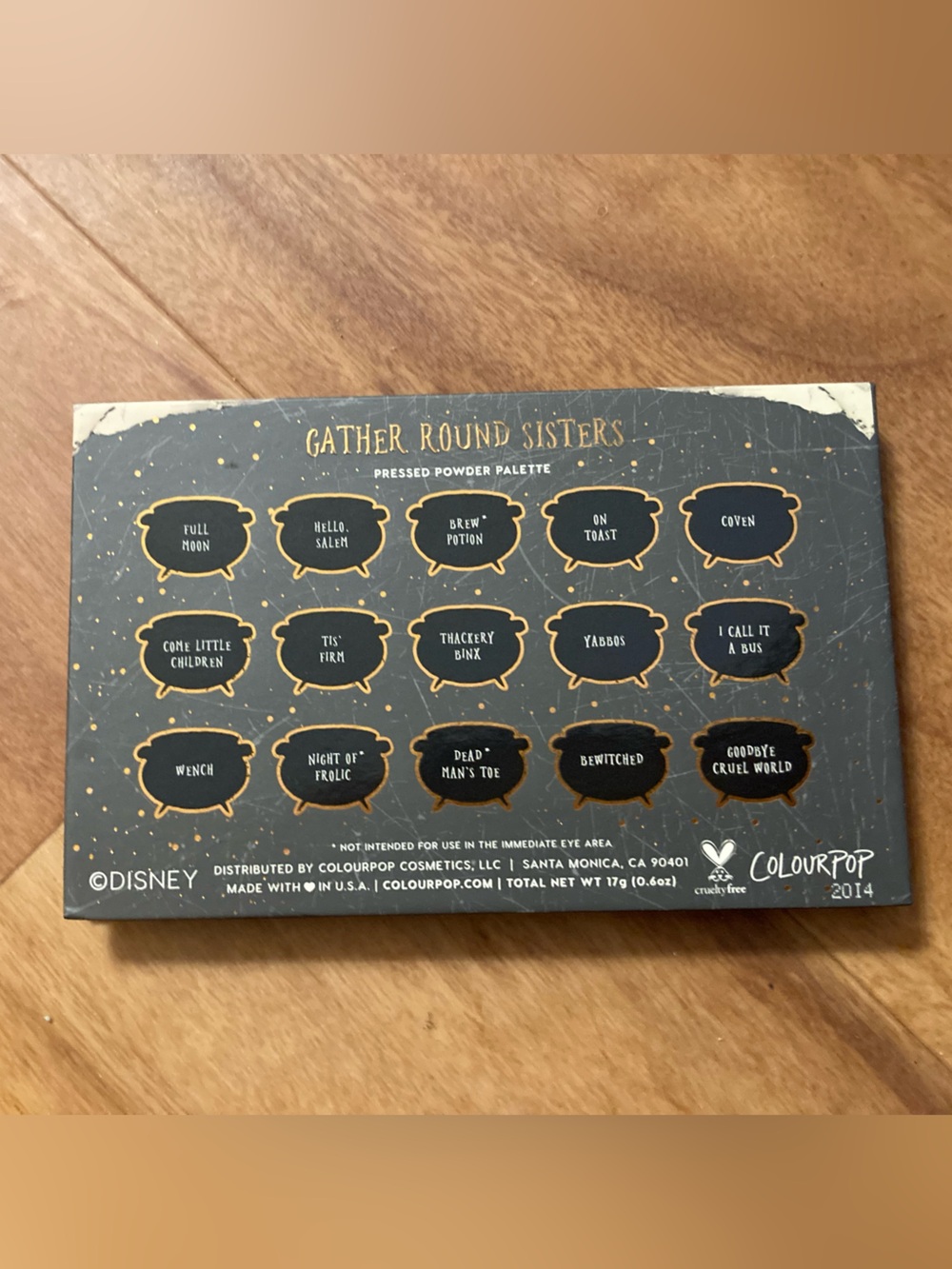COLOURPOP x HOCUS POCUS 'Gather Round Sisters' Eyeshadow Palette - 15 shades - Picture 4 of 12